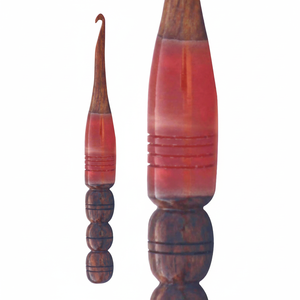 Juego de Agujas de Ganchillo Ergonómicas de Madera de Palisandro, Portátiles, Personalizadas, Ecológicas, Duraderas, de 7 Pulgadas, Estilo Simple para Tejer a Mano - Product Image 1