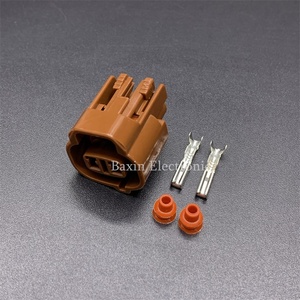 DJ7025-2-21-Conector de inyector de combustible impermeable, Conector de inyector de combustible hembra marrón, 2 pines, resistente al agua, 6189-0033 - Product Image 2