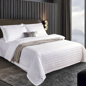 Großhandel 5 Sterne Hotel zubehör Streifen 1cm/3cm Hotel Bettwäsche Leinen Set - Product Image 1