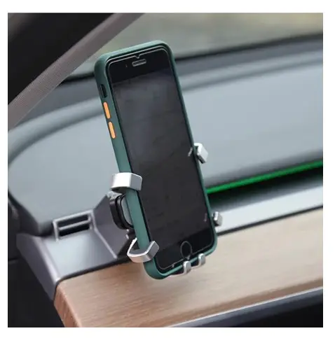 Car Mobile Phone Holder For Tesla Model 3 Model Y 2016-2022 Left Right DrIving Air Outlet Mount GPS Bracket Car Accessories