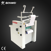 SENWEI SWFM520A + Machine à plastifier manuelle à grand rouleau avec chauffage à l'huile hydraulique A2 A3 A4 avec rembobinage