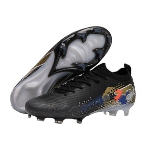 <span class=keywords><strong>Botas</strong></span> de <span class=keywords><strong>fútbol</strong></span> unisex de talla grande para primavera/verano con parte superior de malla, suela de goma FG/TF/<span class=keywords><strong>AG</strong></span> para <span class=keywords><strong>césped</strong></span> <span class=keywords><strong>artificial</strong></span> y tacos largos para <span class=keywords><strong>fútbol</strong></span> sala. - Product Image 5