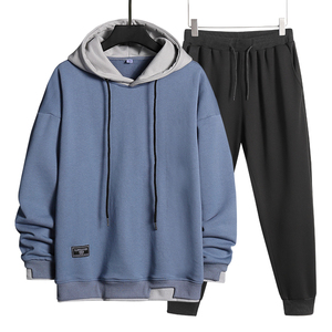 Sweat à capuche pour hommes, ensemble sweat-shirt avec Logo personnalisé, grande taille, haute qualité, - Product Image 2