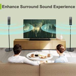 Lot de 2 supports réglables pour support d'<span class=keywords><strong>enceinte</strong></span> <span class=keywords><strong>Bose</strong></span>, pour <span class=keywords><strong>Bose</strong></span> OmniJewel Lifestyle 650, haut-parleur <span class=keywords><strong>surround</strong></span> 700 - Product Image 2