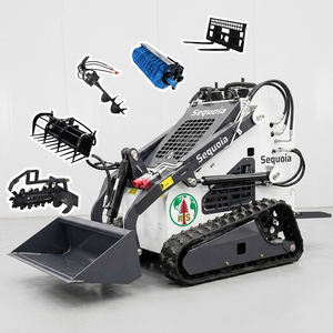 Mini-chargeuse compacte diesel économique 360kg 380kg pour travaux de terrassement, manutention et déneigement - Product Image 1