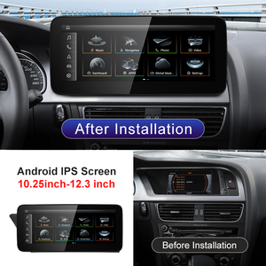 HFMidia Qualcomm Snapdragon 680 Android 16 2.4GHz Inalámbrico CarPlay Auto para Reproductores de Video para Automóvil AUDI A4 A5 B8 2009-2016 Multimedia - Product Image 4