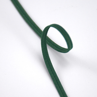 Cordón Elástico de Poliéster de Alta Calidad de 5 mm, 6 mm y 9 mm, Cinta Elástica Trenzada de Colores para Ropa Deportiva, Zapatos y Manualidades