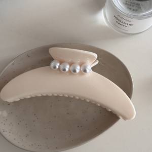 金玲批发大号珍珠发夹醋酸女发饰套装 - Product Image 5