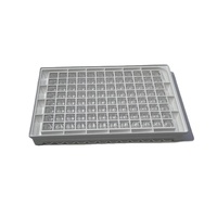 Fournitures de laboratoire Plastique Polystyrène Consommables de laboratoire OEM Personnalisable 96-Well Flat Bottom Elisa Plate Microplate Reader Compatible