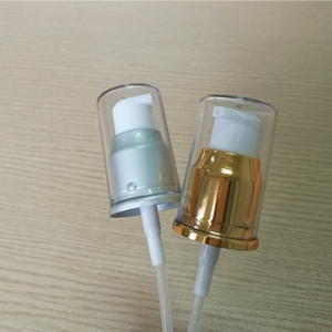 Autonomy Bouchon de flacon cosmétique en plastique PP électroplaqué aluminium, type pompe à poudre ou tête d'émulsion bec de canard, 18-20 pouces - Product Image 3