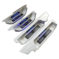 HY Alphard Vellfire LexusLM - Seuil de porte coulissant arrière éclairé par LED - Marchepied de bienvenue - Seuil de porte intérieur - Pédale en aluminium AH20 30 40