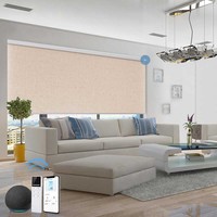 Stores verticaux automatiques occultants électriques écologiques personnalisés pour bureau et maison, à motifs horizontaux, pour fenêtre