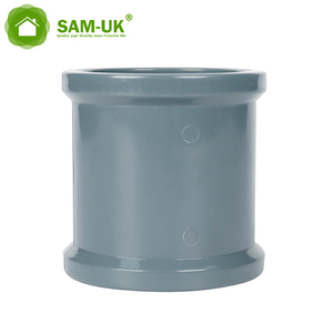 Accesorios de tuberías de plástico de PVC inyección alta temperatura artesanales tradicionales personalizadas al por mayor Acoplamiento de fontanería gris - Product Image 1