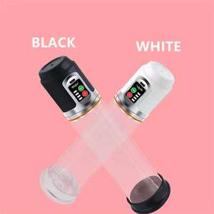 Bomba eléctrica de vacío para pene, máquina de vibración, <span class=keywords><strong>4</strong></span> vibraciones con manga, Juguetes sexuales para hombres, bombas - Product Image 2