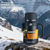 Thermos en acier inoxydable 316, grande capacité, double paroi, isolé sous vide, infuseur à thé, bouteilles de voyage portables pour l'extérieur