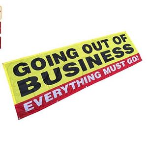 80 vendu 10 acheteurs Shanghai usine prête à expédier énorme vente vinyle bannière-intérieur/extérieur 2X6 pieds-jaune quantité minimale de commande: 1 pcs bannière impression usine - Product Image 5