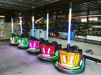 Luces LED RGB de Matriz a Todo Color, Programables Automáticamente, de 32mm, 34mm y 38mm, para Parques de Atracciones, 24V, 288~366 LED, para Autos de Choque, IP65