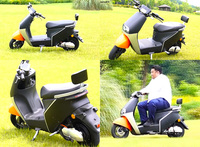 Moto électrique de course haute vitesse CKD SKD 10 pouces 600/800W, vitesse 50 km/h, cyclomoteur électrique 2 places avec pédales