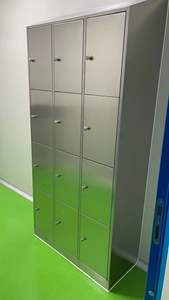 خزانة تخزين مختبرية من الفولاذ المقاوم للصدأ شديدة التحمل للمدارس والمستشفيات لتخزين المواد الكيميائية بتصميم عصري ودرجة تجارية - Product Image 3