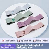 Ensemble de bandes de résistance en tissu pour les hanches, bandes élastiques antidérapantes pour les fessiers, pour le yoga, l'entraînement des fessiers, les étirements et la musculation