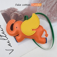 Porte-clés mignon en forme d'éléphant 3D, breloques éléphant volant, pendentif animal pour sac à main, sac à dos, voiture, cadeau mascotte de Noël