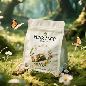 In Stock Custom Printed Plastic Smell Proof Resealable Stand up Pouch With Zipper Lock Plastic Food Grade Mylar <b>Bags</b> Flower Tea - Product Image 4