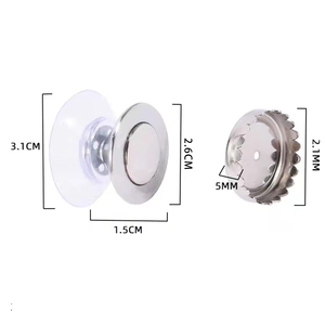 Support <span class=keywords><strong>mural</strong></span> moderne chromé à ventouse pour <span class=keywords><strong>savon</strong></span> et distributeur de <span class=keywords><strong>savon</strong></span>, étanche et auto-drainant, idéal pour la salle de bain - Vente chaude - Product Image 2