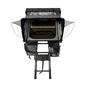 Tente de toit rigide pliable Camper X Hinge Frame Lift RTT pour camionnette, véhicule tout-terrain, Australie, haute qualité - Product Image 4