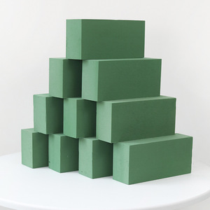 Wen Hope Floral <b>Foam</b> <b>Blocks</b> For <b>Flower</b> Arrangement And Dried <b>Flowers</b> Green 10x5x3 Cm Pack Of 8 - Product Image 1