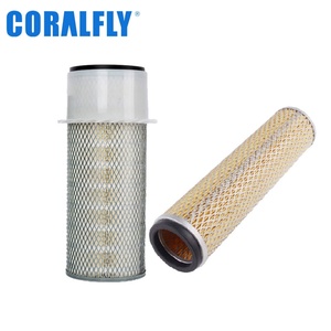 อะไหล่กรองอากาศรถขุด Coralfly ไส้กรอง HEPA รุ่น 600-181-9240  ไส้กรองอากาศ 6001819240 AF4059K สำหรับรถขุด Komatsu - Product Image 2