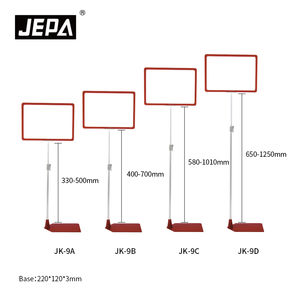 Staande reclamehouder met kunststof voet voor retailpromoties, evenementenborden en reclame in de winkel - Product Image 6