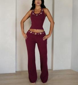 <span class=keywords><strong>Set</strong></span> Coordinato da Donna in Due Pezzi Stile Streetwear Y2k, Abbigliamento alla Moda all'Ingrosso - Product Image 2