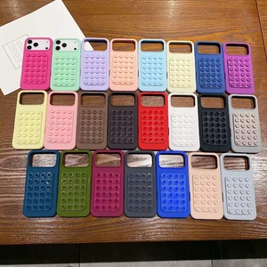 Coque de téléphone portable en silicone, couleur unie, antichoc, compatible avec iPhone - Product Image 1