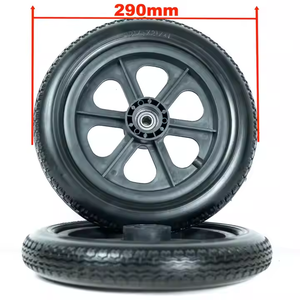 फैक्टरी बिक्री <span class=keywords><strong>12</strong></span> 1/2x2 बच्चों 1/4 साइकिल व्हीलबारो टायर प्लास्टिक के साथ pu फोम व्हील - Product Image 3