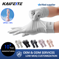 Gants de protection solaire printemps-été, séchage rapide, imperméables, respirants, fins, antidérapants, à doigts complets, compatibles écran tactile, fermeture auto-agrippante