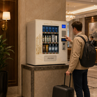 Distributeur automatique pour hôtel, 15 sélections, clavier LCD, paiement MDB, essentiels de bureau, kit de toilette, préservatifs, distributeur d'eau, 68 kg, CE