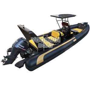 Yoolwin 8.6m Bateau pneumatique semi-rigide (RIB) personnalisé en Hypalon et fibre de verre à coque étagée, pour yacht, bateau de plaisance et annexe, avec moteur hors-bord - Product Image 5