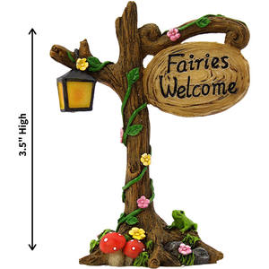 Fata <span class=keywords><strong>casa</strong></span> giardino Kit-fata accessori giardino all'aperto <span class=keywords><strong>casa</strong></span> delle fate con cuori - Product Image 3