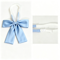 Nœud Papillon Rose Jaune Bleu Marine Taille Moyenne pour Femme, Certifié GRS, en Polyester Recyclé, pour Uniforme d'Entreprise