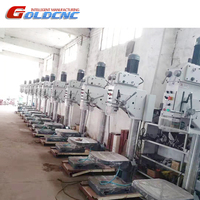 Mesin Bor Kolom Meja GOLDCNC Z5040 Manual Vertikal dengan Motor Gear, Diameter Pengeboran Maksimum 40mm, untuk Pengeboran, Pembuatan Ulir, dan Pembentukan Chamfer