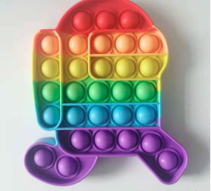 Jouets sensoriels silencieux personnalisés en forme carrée à bulles à éclater, cadeaux promotionnels imprimés sur mesure, vente en gros, anti-stress - Product Image 5
