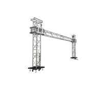 Estructura de aluminio para iluminación de escenarios, tipo poste, para cabina de DJ