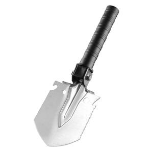 Venta al por mayor de acero inoxidable de alta calidad portátil plegable al aire libre táctico pala de supervivencia herramientas de Camping - Product Image 3