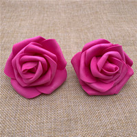 Set 100 Bunga Mawar Busa 7cm Grosir, Bahan DIY Pernikahan & Rumah, Mawar Mini Buatan dari Busa PE