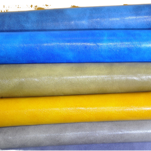 Sáng bóng hai tông màu tổng hợp PU da chất lượng cao mô hình dập nổi chống nấm mốc đồ nội thất trang trí bóng đá may mặc ghế Túi - Product Image 1