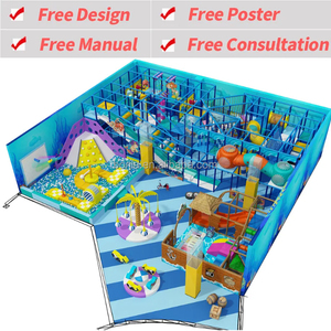 Equipo de Juego Infantil Personalizado con Temática Oceánica, Laberinto, Juego de Diversión Interior Suave, Área de Juegos Interior Grande para Niños - Product Image 2