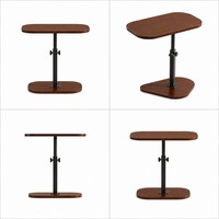 Table basse relevable en gros avec plateau MDF, mobile, 5 couleurs, structure en acier pour salon et chambre à coucher, livraison directe