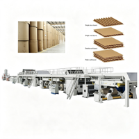 Línea de Producción de Láminas de Cartón Corrugado de 3/5/7 Capas Totalmente Automática para Máquina de Fabricación de Cajas de Cartón