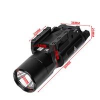 Lampe torche tactique SureFire SF X300U Ultra 500 lumens 2700K blanc chaud doux en alliage d'aluminium avec interrupteur à pression, garantie 2 ans pour l'extérieur