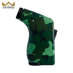 Ky thời trang Torch nhẹ hơn xách tay Ajustable ngọn lửa gas Turbo mát kim loại đa mục đích nhẹ hơn - Product Image 4